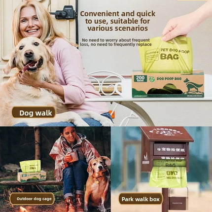 EcoWarra Disposable Large Roll Tissued Pet Waste Bag Dog Poop Bag Biodeadable Eco-Friendly Pet Pooper Scooper Bags for Pets Cleaning