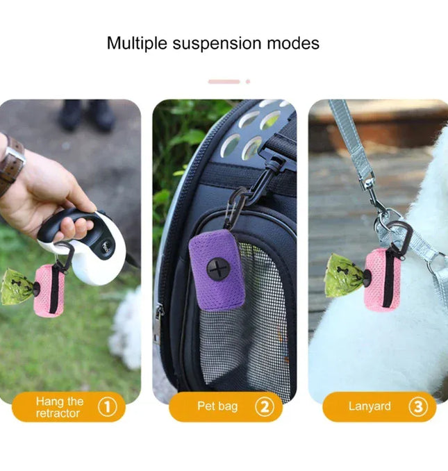 EcoWarra Dog Poop Pickup Bag Holder Pet Waste Bag Dispenser for Dog Pooper Cleaning Tool