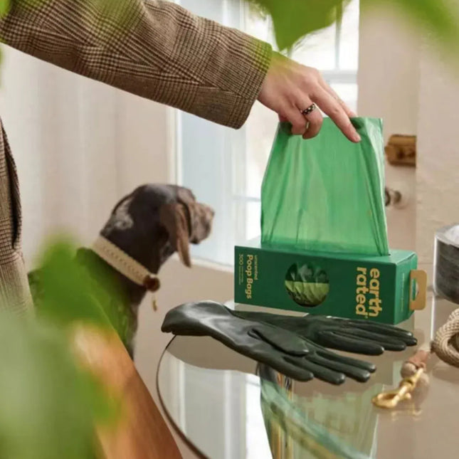 EcoWarra Earth Rated Dog Poop Bags Eco-Friendly Thiened Deadable Portable Dog Walking it Bag Collection Brand Pet Supplies
