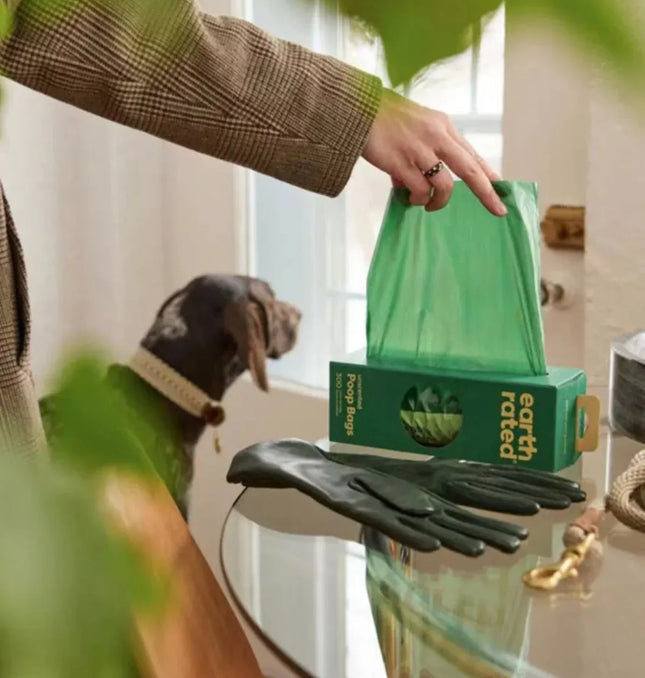 EcoWarra Earth Rated Dog Poop Bags Eco-Friendly Thiened Deadable Portable Dog Walking it Bag Collection Brand Pet Supplies