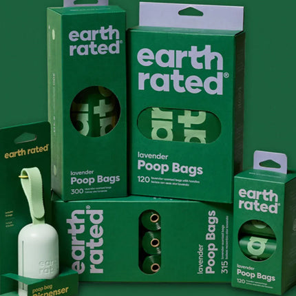 EcoWarra Earth Rated Dog Poop Bags Eco-Friendly Thiened Deadable Portable Dog Walking it Bag Collection Brand Pet Supplies