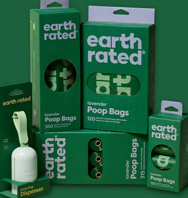EcoWarra Earth Rated Dog Poop Bags Eco-Friendly Thiened Deadable Portable Dog Walking it Bag Collection Brand Pet Supplies