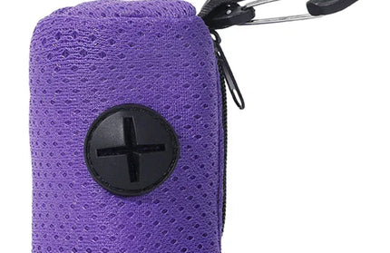 EcoWarra for Purple Dog Poop Pickup Bag Holder Pet Waste Bag Dispenser for Dog Pooper Cleaning Tool