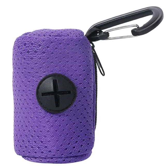EcoWarra for Purple Dog Poop Pickup Bag Holder Pet Waste Bag Dispenser for Dog Pooper Cleaning Tool