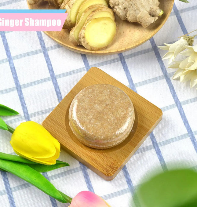 EcoWarra Ginger Polygonum Soap Shampoo Soap Cold Processed Soap Hair Shampoo Bar Pure Plant Hair Shampoos Hair Care
