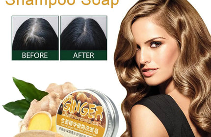 EcoWarra Ginger Polygonum Soap Shampoo Soap Cold Processed Soap Hair Shampoo Bar Pure Plant Hair Shampoos Hair Care