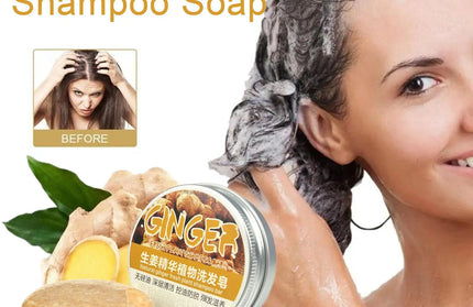 EcoWarra Ginger Polygonum Soap Shampoo Soap Cold Processed Soap Hair Shampoo Bar Pure Plant Hair Shampoos Hair Care