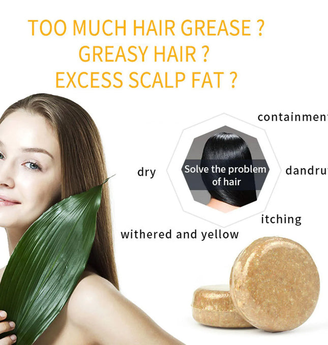 EcoWarra Ginger Polygonum Soap Shampoo Soap Cold Processed Soap Hair Shampoo Bar Pure Plant Hair Shampoos Hair Care