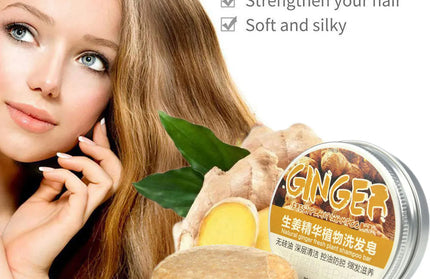 EcoWarra Ginger Polygonum Soap Shampoo Soap Cold Processed Soap Hair Shampoo Bar Pure Plant Hair Shampoos Hair Care