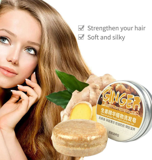EcoWarra Ginger Polygonum Soap Shampoo Soap Cold Processed Soap Hair Shampoo Bar Pure Plant Hair Shampoos Hair Care