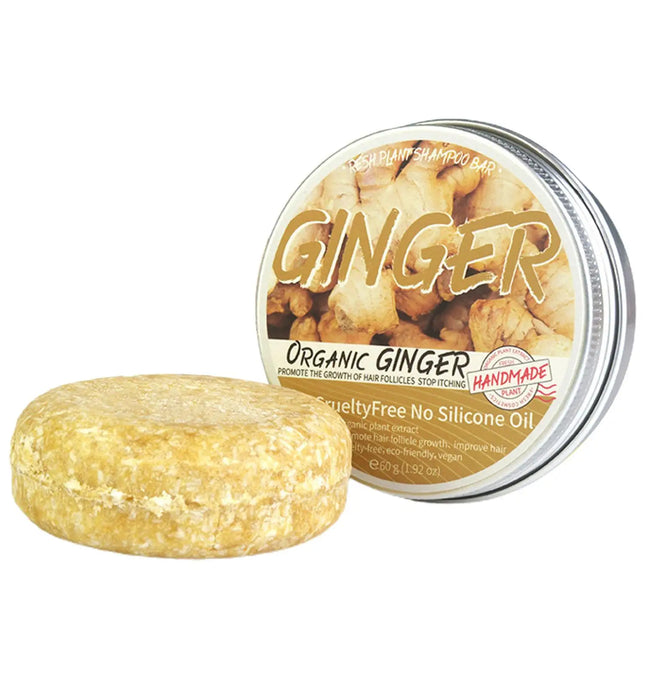 EcoWarra Ginger Polygonum Soap Shampoo Soap Cold Processed Soap Hair Shampoo Bar Pure Plant Hair Shampoos Hair Care