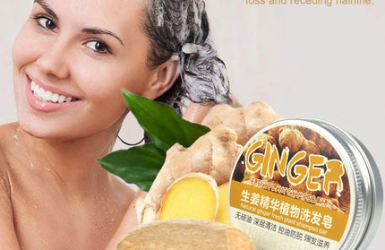 EcoWarra Ginger Polygonum Soap Shampoo Soap Cold Processed Soap Hair Shampoo Bar Pure Plant Hair Shampoos Hair Care