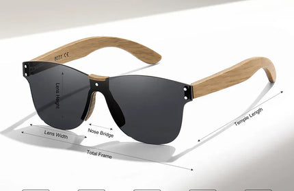 EcoWarra GM eco-friendly retro Oak sunglasses UV400 Wooden sunglasses for men and women universal fashion anti-blue lens 8031