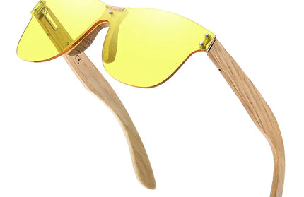 EcoWarra GM eco-friendly retro Oak sunglasses UV400 Wooden sunglasses for men and women universal fashion anti-blue lens 8031