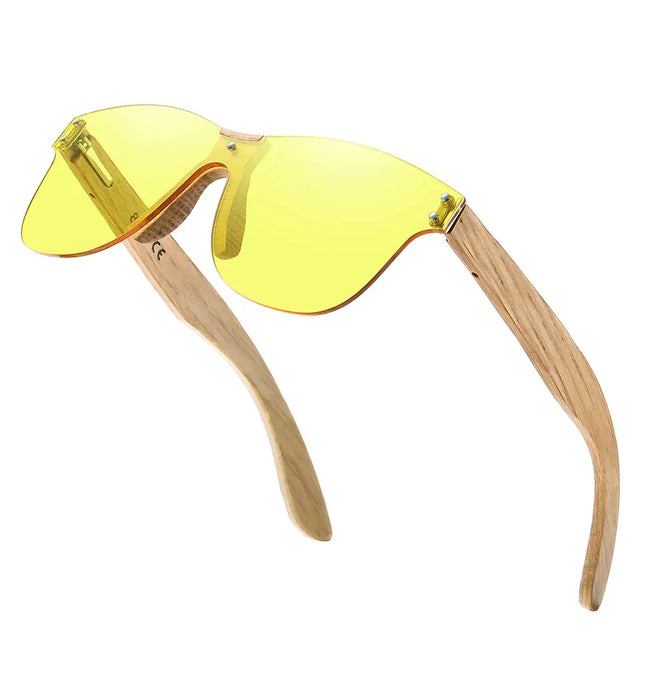 EcoWarra GM eco-friendly retro Oak sunglasses UV400 Wooden sunglasses for men and women universal fashion anti-blue lens 8031