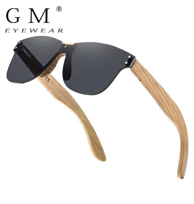EcoWarra GM eco-friendly retro Oak sunglasses UV400 Wooden sunglasses for men and women universal fashion anti-blue lens 8031