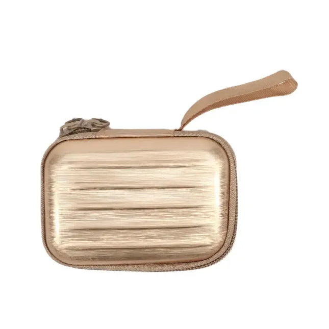 EcoWarra Golden 15 Bottles Essential Oil Case 5/10/15ml Essential Oil Collecting Bags Portable Storage Bag Perfume Bottle Travel Carrying Case