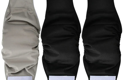 EcoWarra Gray1pcs Black2pcs / Waist 57-63cm 3 Pack Washable Male Dog Diaper Pet Sanitary Panties For Small Medium Dogs Adjustable Nappy Belly Band Wrap Diapers Pug Supp;ies