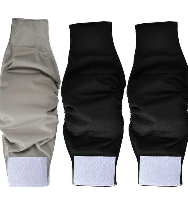 EcoWarra Gray1pcs Black2pcs / Waist 57-63cm 3 Pack Washable Male Dog Diaper Pet Sanitary Panties For Small Medium Dogs Adjustable Nappy Belly Band Wrap Diapers Pug Supp;ies