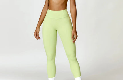 EcoWarra green set / S(8) 2PCS Yoga Set Nude Feeling Workout Sets Women Tracksuit Gym Push Up Fitness Running Workout Sportwear Sport Bra Leggings Suit