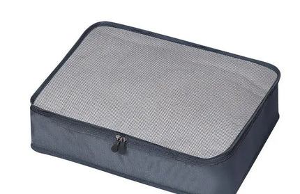 EcoWarra Grey / S Travel Handle Storage Bag Home Moving Luggage Bags Suitcase Sortting Mesh Bag Clothing Shoes Organizer Large Capacity