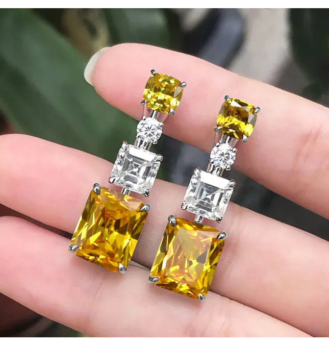 EcoWarra Huitan Vintage Party Elegant Green Stone Stud Earrings Elegant Accessories Daily Wearable Birthday Gift For Mom Stylish Jewelry