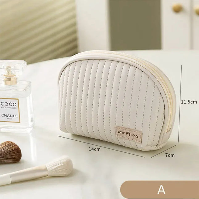 EcoWarra Large Capcity Makeup Pouch Cosmetic Bags For Women Make Up Organizer Portable Beauty Case Travel Essentials Toiletry Washbag