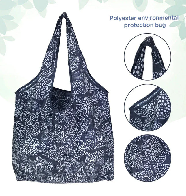 EcoWarra Large Shopping Bag Reusable Eco Bag Grocery Package Beach Toy Storage Bags Shoulder Shopping Pouch Foldable Tote Pouch Package