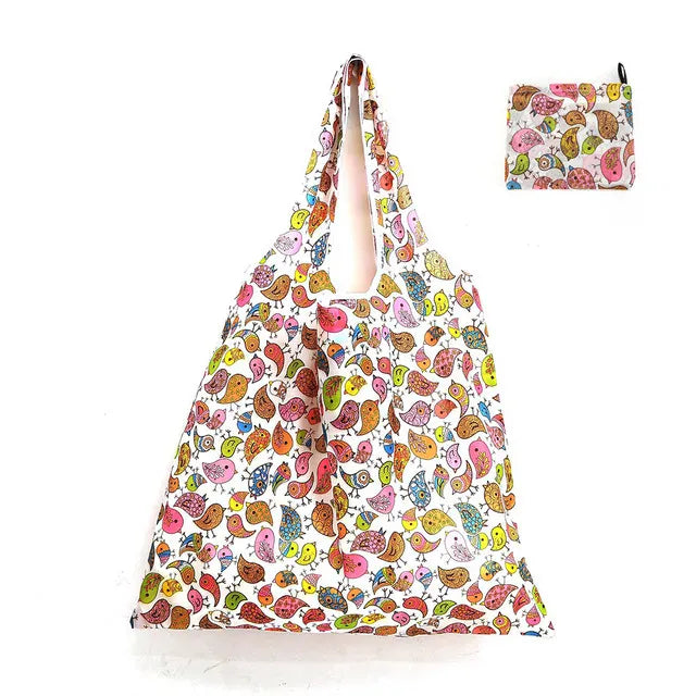 EcoWarra Large Shopping Bag Reusable Eco Bag Grocery Package Beach Toy Storage Bags Shoulder Shopping Pouch Foldable Tote Pouch Package