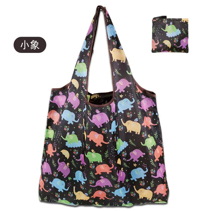 EcoWarra Large Shopping Bag Reusable Eco Bag Grocery Package Beach Toy Storage Bags Shoulder Shopping Pouch Foldable Tote Pouch Package