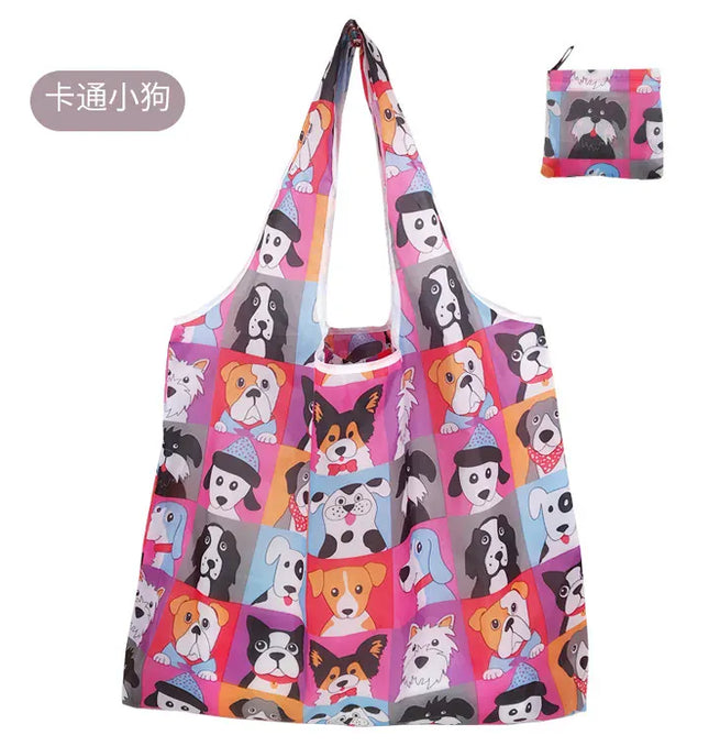 EcoWarra Large Shopping Bag Reusable Eco Bag Grocery Package Beach Toy Storage Bags Shoulder Shopping Pouch Foldable Tote Pouch Package