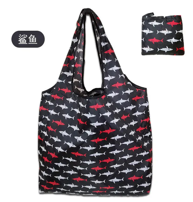 EcoWarra Large Shopping Bag Reusable Eco Bag Grocery Package Beach Toy Storage Bags Shoulder Shopping Pouch Foldable Tote Pouch Package