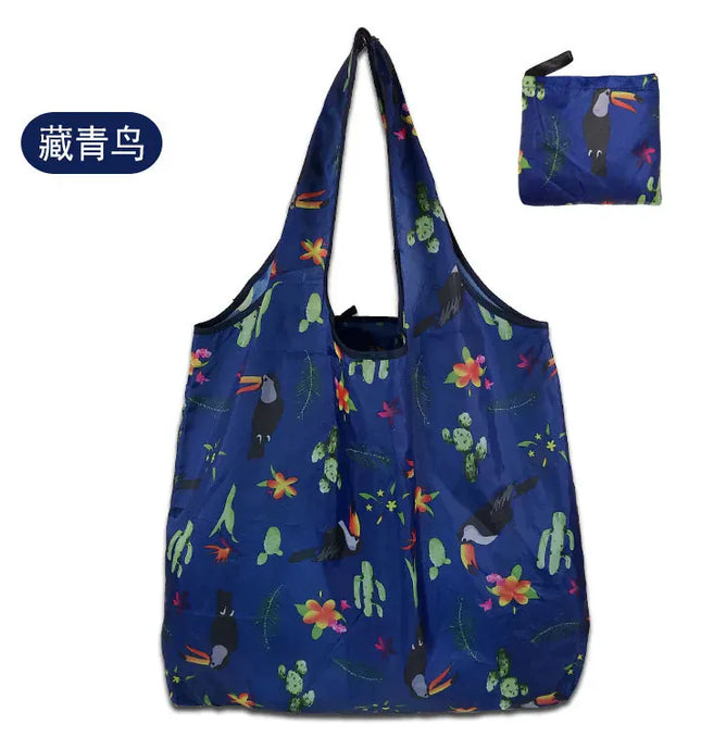EcoWarra Large Shopping Bag Reusable Eco Bag Grocery Package Beach Toy Storage Bags Shoulder Shopping Pouch Foldable Tote Pouch Package