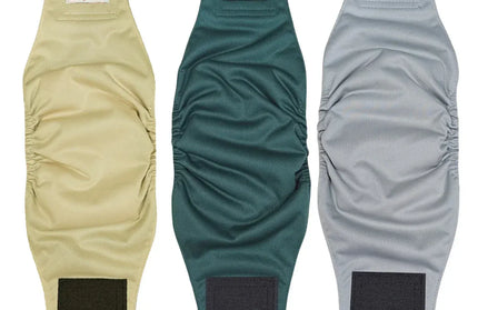 EcoWarra MD141516 / L 3 Pack Washable Reusable Male Dog Diaper Pet Dog Sanitary Pants Nappy Belly Band Wrap Leak Proof Dogs Pee Pant Diapers For Puppy