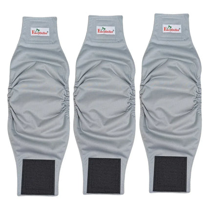 EcoWarra MD16 / S 3 Pack Washable Reusable Male Dog Diaper Pet Dog Sanitary Pants Nappy Belly Band Wrap Leak Proof Dogs Pee Pant Diapers For Puppy