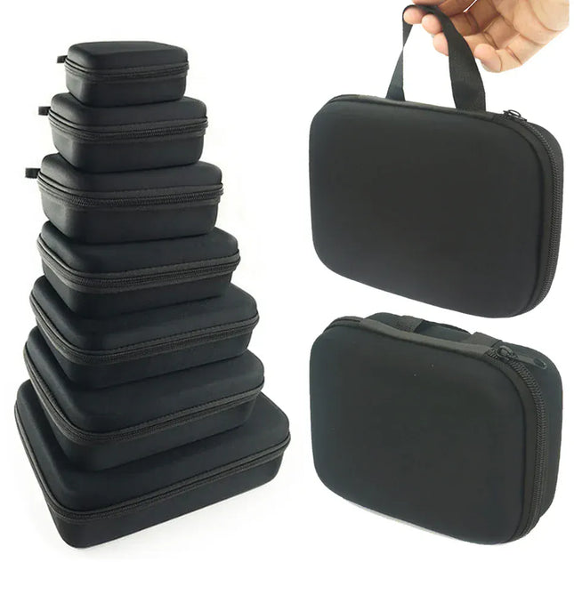 EcoWarra Multi-Size Tools Case For Drill Tool Kit EVA Hard Storage Bags Shockproof Travel Zipper Bag For Earphone Box Outdoor Accessories
