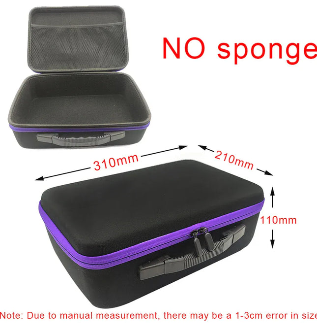 EcoWarra Multi-Size Tools Case For Drill Tool Kit EVA Hard Storage Bags Shockproof Travel Zipper Bag For Earphone Box Outdoor Accessories