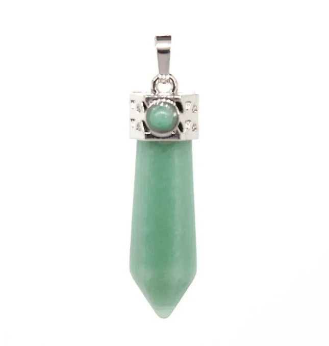 EcoWarra Natural Amethyst Crystal Hexagonal Stone Pendants For Women Necklace DIY Charm Rose Quartz Lapis Lazuli Agate Pendant Jewellery