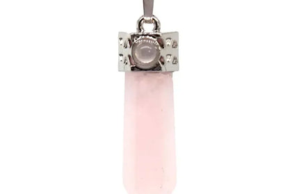 EcoWarra Natural Amethyst Crystal Hexagonal Stone Pendants For Women Necklace DIY Charm Rose Quartz Lapis Lazuli Agate Pendant Jewellery