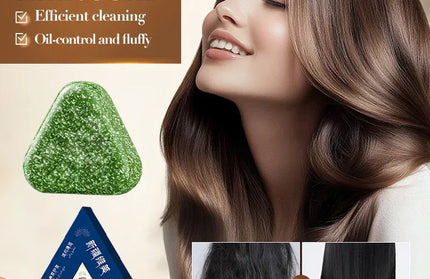 EcoWarra Natural Usman Grass Herbal Shampoo Bar – Oil Control, Anti-Dandruff & Hair Growth Care