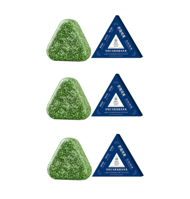 EcoWarra Natural Usman Grass Herbal Shampoo Bar – Oil Control, Anti-Dandruff & Hair Growth Care