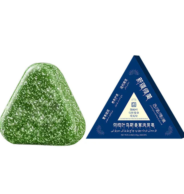 EcoWarra Natural Usman Grass Herbal Shampoo Bar – Oil Control, Anti-Dandruff & Hair Growth Care
