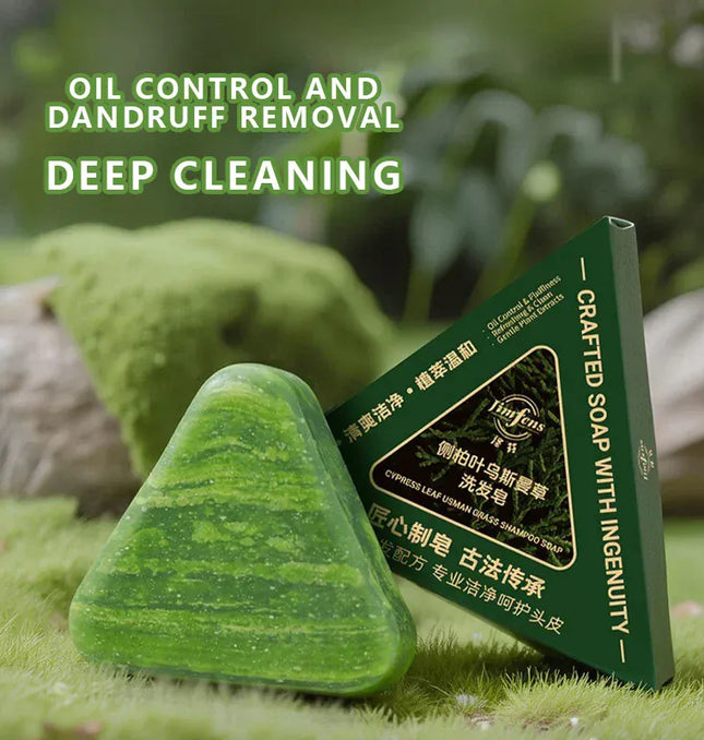 EcoWarra Natural Usman Herbal Shampoo Bar – Oil Control, Itch Relief & Healthy Hair Growth Support