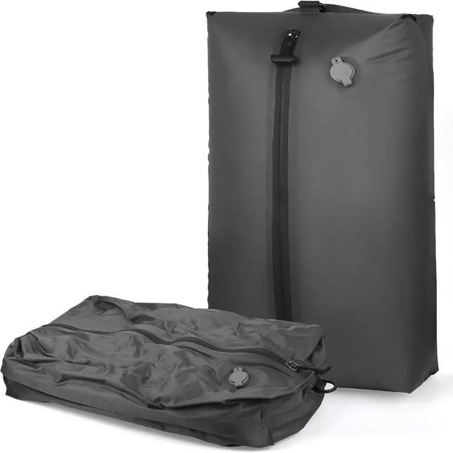 EcoWarra New Reusable Vacuum Bags for Travel Waterproof Space Saver Vacuum Compression Bag Dustproof Luggage Vacuum Storage Bag Backpack