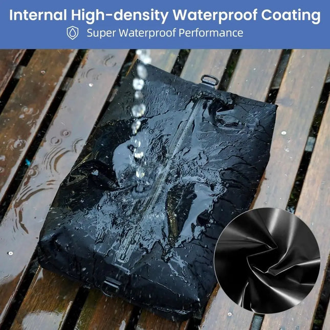 EcoWarra New Reusable Vacuum Bags for Travel Waterproof Space Saver Vacuum Compression Bag Dustproof Luggage Vacuum Storage Bag Backpack