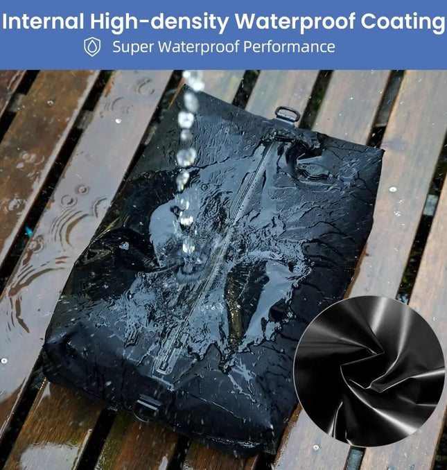 EcoWarra New Reusable Vacuum Bags for Travel Waterproof Space Saver Vacuum Compression Bag Dustproof Luggage Vacuum Storage Bag Backpack