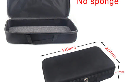 EcoWarra No.8 Multi-Size Tools Case For Drill Tool Kit EVA Hard Storage Bags Shockproof Travel Zipper Bag For Earphone Box Outdoor Accessories