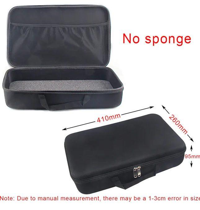 EcoWarra No.8 Multi-Size Tools Case For Drill Tool Kit EVA Hard Storage Bags Shockproof Travel Zipper Bag For Earphone Box Outdoor Accessories