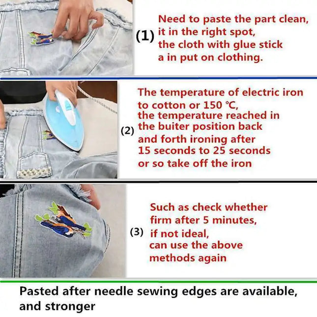 EcoWarra Outdoor Nature Camping Traveler Embroidered Patch Iron On Patches For Clothing Thermoadhesive Patches Hiking Patch For Backpack