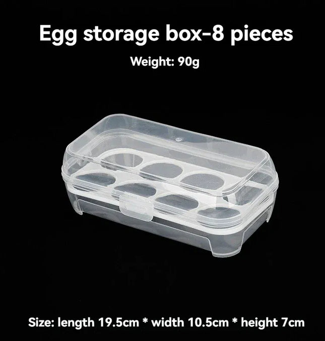 EcoWarra Outdoor Shockproof Egg Box Storage Box, Portable Camping Shatterproof Egg Tray, Home Plastic Protection Box, Travel Shatterproof